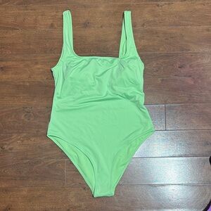 H&M Neon Green One-Piece Swimsuit